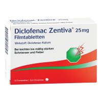 DICLOFENAC Zentiva 25 mg Filmtabletten