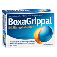 BOXAGRIPPAL Erkältungstabletten 200 mg/30 mg FTA