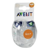 AVENT Sauger Airflex 4-Loch 2x schnell.Nahr.