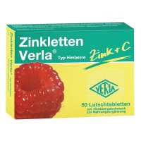 ZINKLETTEN Verla Himbeere Lutschtabletten