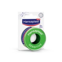 HANSAPLAST Fixierpfl.Sensitive 2,5 cmx5 m