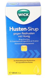 WICK Husten-Sirup gegen Reizhusten mit Honig