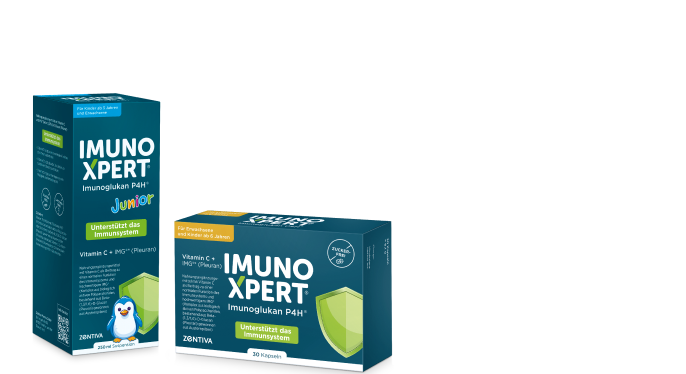 Anzeige: GEWAPPNET  FÜR ALLES, WAS KOMMT. Nahrungsergänzungsmittel  für ein Immunsystem, das  dem Alltag standhält.  ImunoXpert® für die ganze Familie.